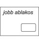 Boríték C6/C5 gépi jobb ablakos (45x90, jobbról 20, alulról 15 mm) enyvezett