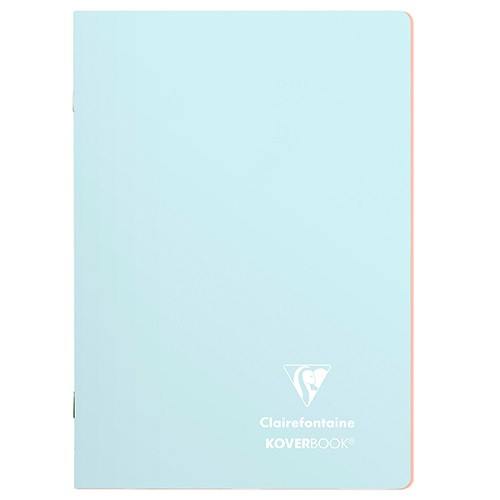 Füzet Clairefontaine Koverbook Blush A/5 48 lapos PP borítású vonalas jégkék