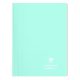 Spirálfüzet Clairefontaine Koverbook Blush A/4 80 lapos PP borítású vonalas menta