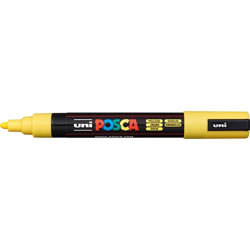 Marker Uni dekor Posca PC-5M Sárga 1,8-2,2 mm