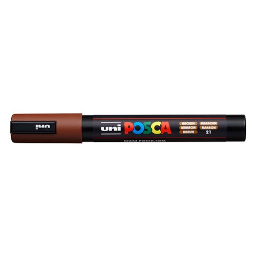 Marker Uni dekor Posca PC-5M Barna 1,8-2,2 mm