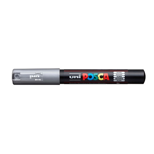 Marker Uni dekor Posca PC-1M Ezüst 0,7 mm