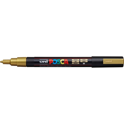 Marker Uni dekor Posca PC-3M Arany 0,9-1,3 mm