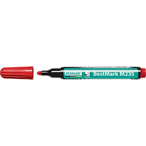 Marker Stanger M235 permanent kerek piros