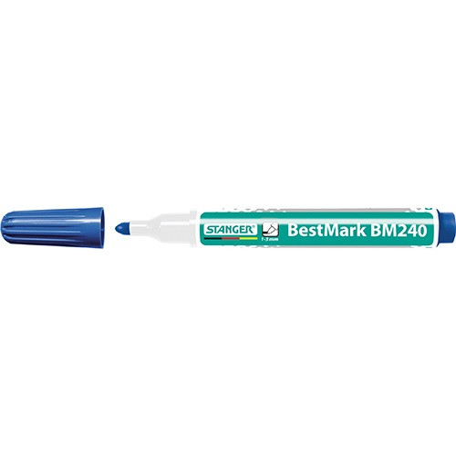 Táblamarker Stanger BM240 kerek 1-3 mm kék