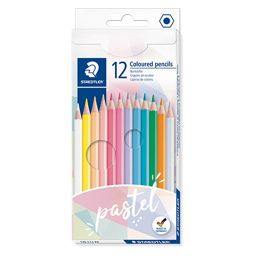 Színes ceruza Staedtler Pastel 12 db-os klt.