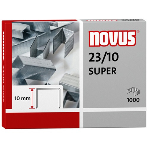 Tűzőkapocs Novus 23/10 1000 db/doboz