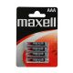 Elem Maxell féltartós R03 AAA mikro 4 db/csomag