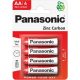 Ceruza elem Panasonic Red Zinc AA 1.5V cink-mangán R6R 4 db-os