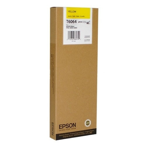 Tintapatron Epson C13T606400 Yellow eredeti 220ml