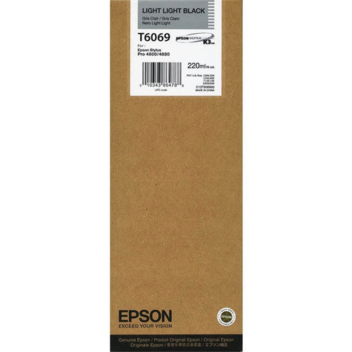 Tintapatron Epson C13T606900 Light Light Black eredeti 220ml