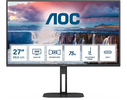 27" AOC Q27V5C/BK monitor