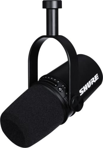 Shure MV7 Dinamikus Podcast Mikrofon Fekete BONTOTT / ÚJSZERŰ