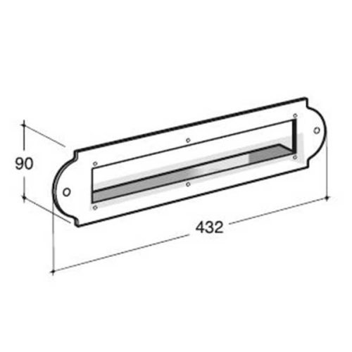 Silmec - Cornice 650 beépítő keret