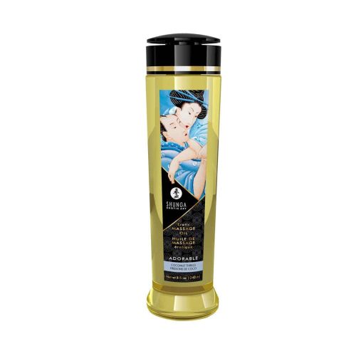 EROTIC MASSAGE OIL 240 ml / 8 oz COCONUT THRILLS