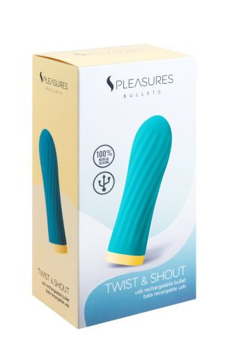 S PLEASURES BULLET TWIST&SHOUT  - TURQUOISE