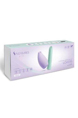 S Pleasures Velvet Lovers Kit - Purple & Mint