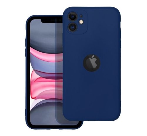 Forcell Soft szilikon hátlap tok Apple iPhone 11, sötétkék