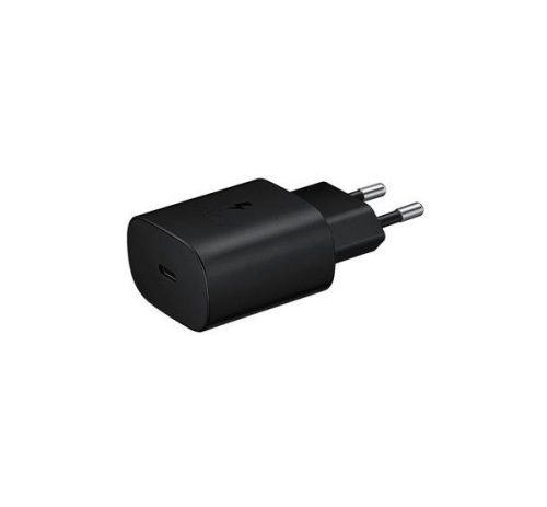 Samsung EP-TA800EBE kompatibilis hálózati töltő adapterType-C, 25W, fekete, (No logo)