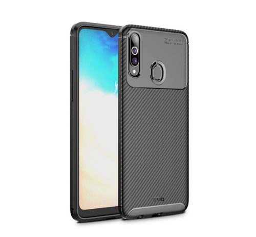 Uniq Hexa Samsung Galaxy A20S, szilikon tok, fekete