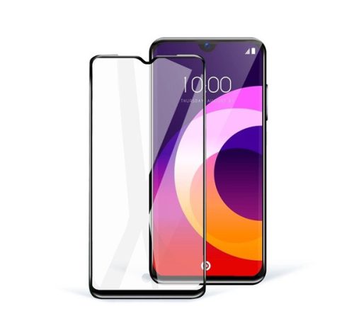 Xiaomi Mi 11 Lite LTE/5G Full Glue Ceramic hajlított tempered glass kijelzővédő üvegfólia, fekete