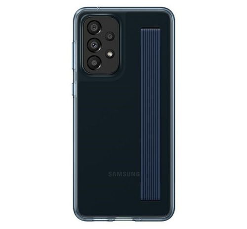 Samsung Galaxy A33 5G Slim Strap Cover, gyári tok, fekete, EF-XA336CB