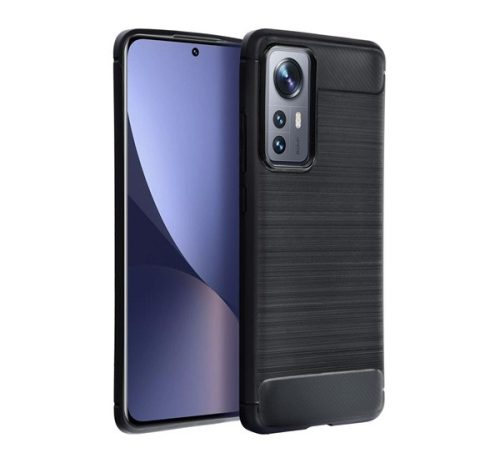 Forcell Carbon hátlap tok Oppo A16/A16s, fekete