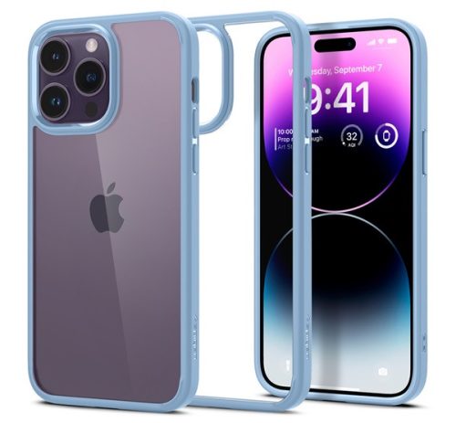 Spigen Ultra Hybrid Apple iPhone 14 Pro Max Sierra Blue tok, kék