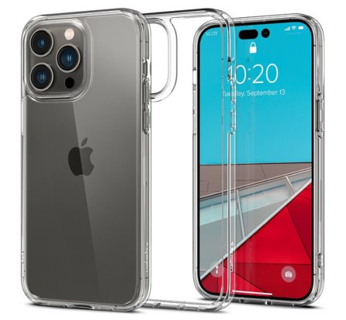 Spigen Ultra Hybrid Apple iPhone 14 Pro Max Crystal Clear tok, átlátszó