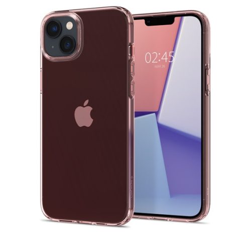 Spigen Crystal Flex Apple iPhone 14 Rose Crystal tok, rózsaszín-átlátszó