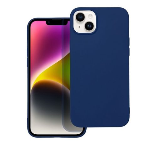 Forcell Soft szilikon hátlap tok Apple iPhone 14 Plus, kék