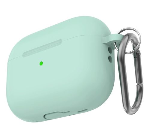 Phoner Simple Apple Airpods Pro 2 szilikon tok, csuklópánttal, menta