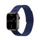 Phoner Rever Apple Watch forgatható mágneses szilikon szíj, 41/40/38mm, S/M, kék