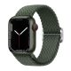 Phoner Hook Apple Watch csatos fonott szövet szíj, 38/40/41mm, fenyő