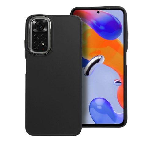 Frame Xiaomi Redmi Note 11/11S szilikon tok, fekete