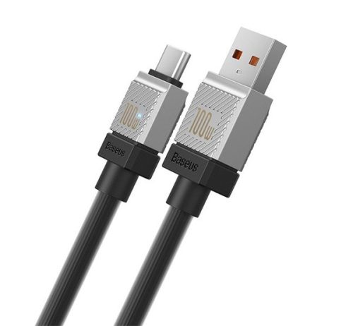 Baseus CoolPlay USB-Type-C adatkábel, 100W, 2m, fekete