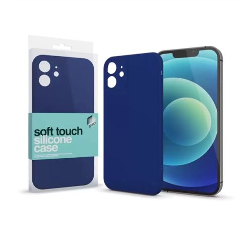 Xprotector Soft Touch szilikon tok Slim Apple iPhone 15 Pro Max, sötétkék