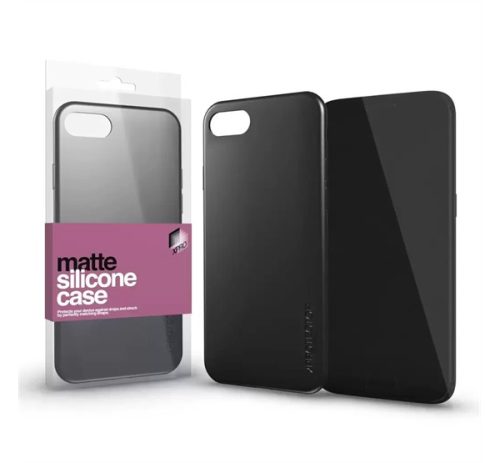 Xprotector Szilikon matte tok ultravékony Apple iPhone 15 Pro, fekete