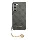 Guess 4G Charms Samsung Galaxy S24 Ultra szilikon tok, fekete