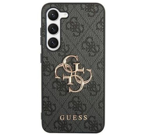 Guess 4G Big Metal Logo Samsung Galaxy S24 hátlap tok, fekete