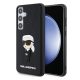 Karl Lagerfeld 3D Rubber Ikonik Samsung Galaxy S24+ tok, fekete