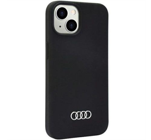 Audi Apple IPhone 13 / 14 / 15 szilikon tok, sötétszürke