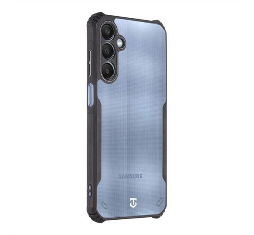 Tactical Quantum Stealth Samsung Galaxy A25 5G hátlap tok, átlátszó/fekete