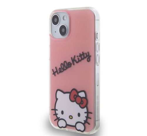 Hello Kitty IML Daydreaming Logo Apple Iphone 13 hátlap tok, rózsaszín