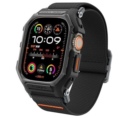 Spigen Lite Fit Pro Apple Watch Ultra 2/1 (49mm) tok, matt fekete