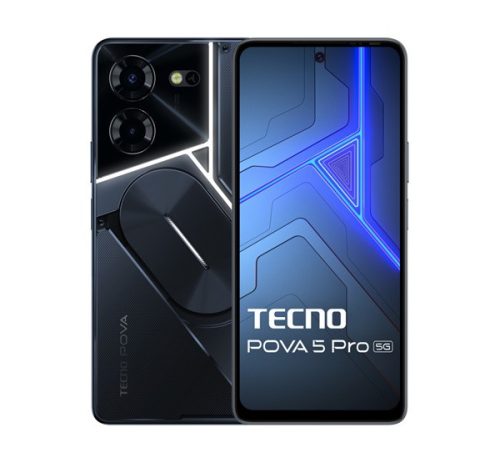 Tecno Pova 5 Pro 5G 8/256GB okostelefon, Dark Illusion (fekete)