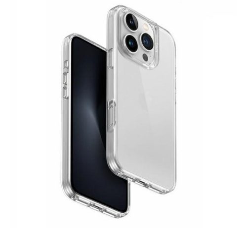 Uniq Air Fender Apple iPhone 16 Pro szilikon tok, átlátszó