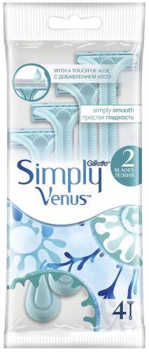 Gillette eldobható borotva női 4 db Simply Venus 2