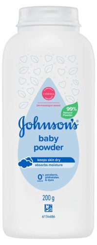 Johnson's Baby hintőpor 200 g Natural