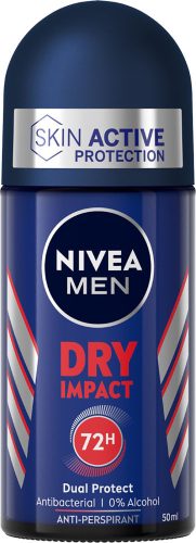 Nivea roll-on férfi 50 ml Dry Impact 0 % Alcohol